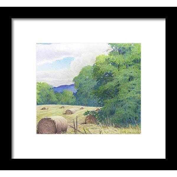 Purple Hills - Framed Print | Artwork by Glen Loates