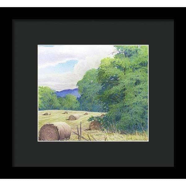 Purple Hills - Framed Print | Artwork by Glen Loates