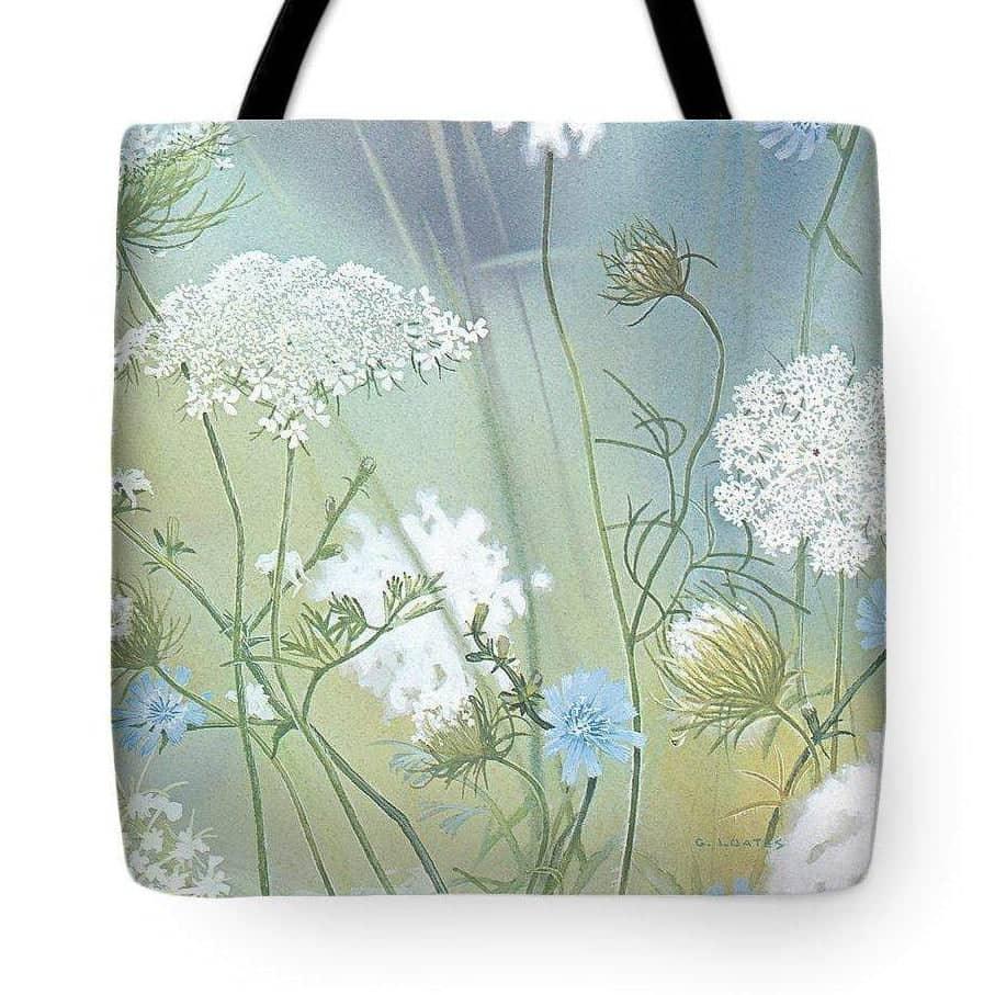 Queen Annes Lace - Tote Bag | Artwork by Glen Loates