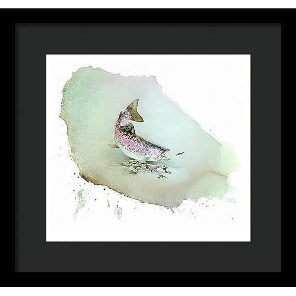 Rainbow Trout - Framed Print | Artwork by Glen Loates