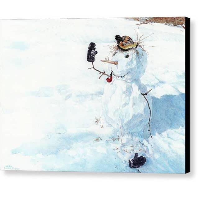 Season&#39;s Greetings - Canvas Print | Artwork by Glen Loates