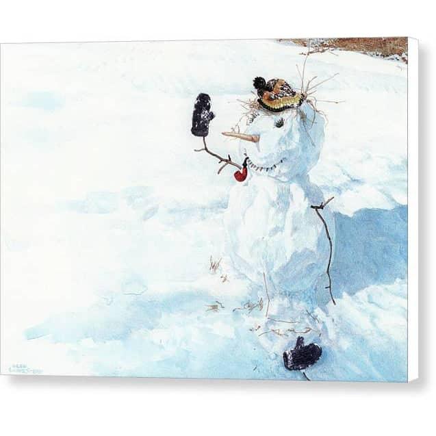 Season&#39;s Greetings - Canvas Print | Artwork by Glen Loates