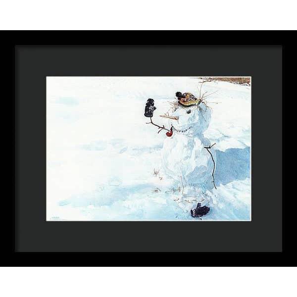 Season&#39;s Greetings - Framed Print | Artwork by Glen Loates