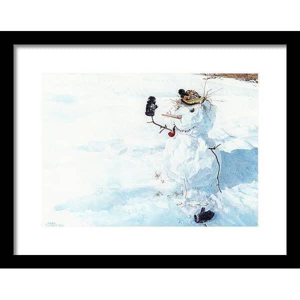Season&#39;s Greetings - Framed Print | Artwork by Glen Loates