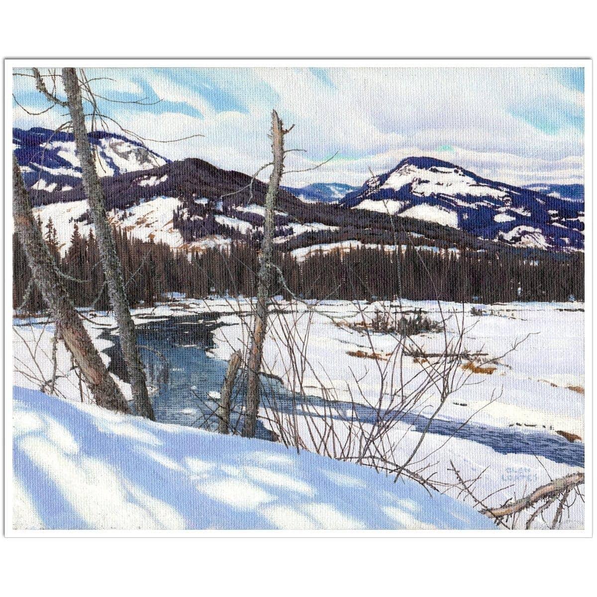 Snow-covered Landscape - Art Print | Artwork by Glen Loates