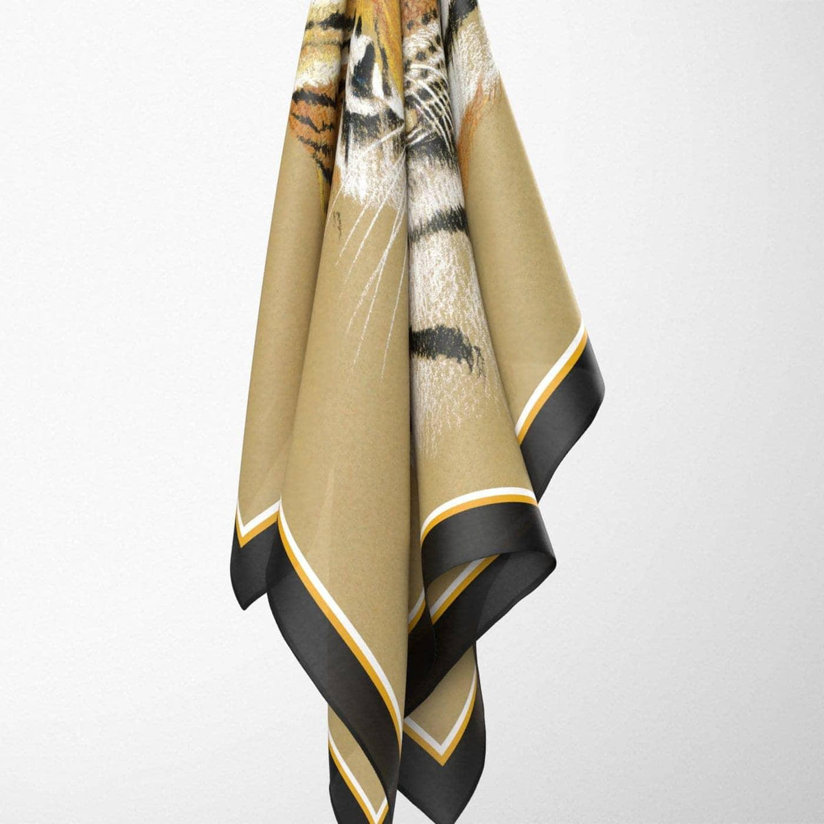 Tigresse - Silk Square Scarf | Artwork by Glen Loates
