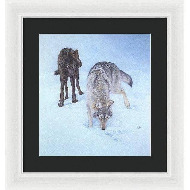Tracking The Scent - Framed Print | Artwork by Glen Loates