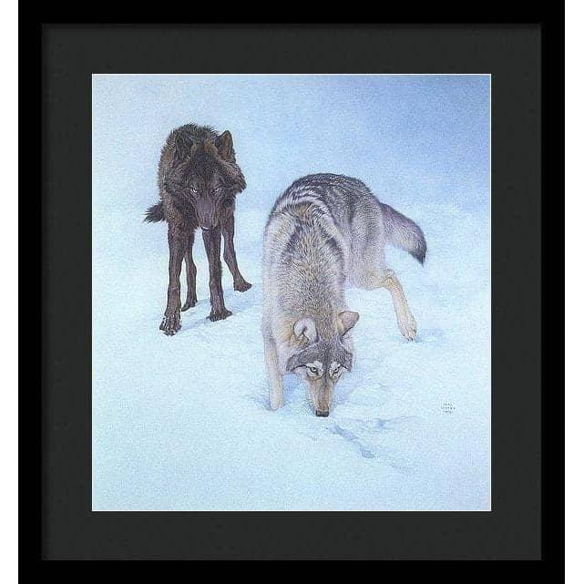Tracking The Scent - Framed Print | Artwork by Glen Loates