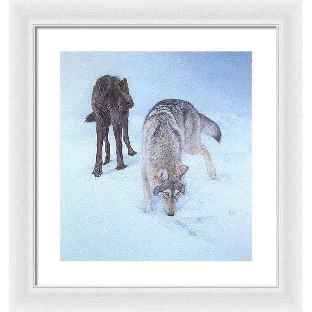 Tracking The Scent - Framed Print | Artwork by Glen Loates