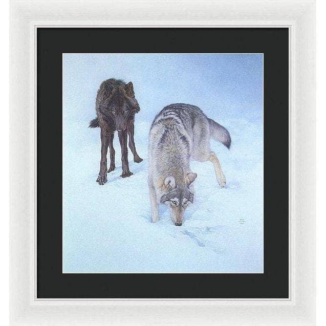 Tracking The Scent - Framed Print | Artwork by Glen Loates