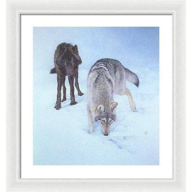 Tracking The Scent - Framed Print | Artwork by Glen Loates