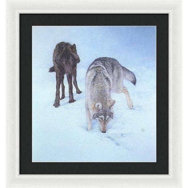 Tracking The Scent - Framed Print | Artwork by Glen Loates