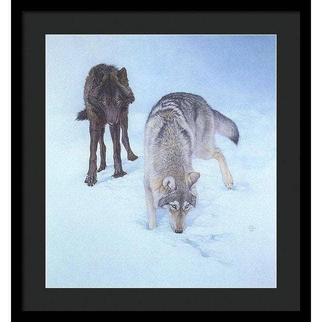 Tracking The Scent - Framed Print | Artwork by Glen Loates