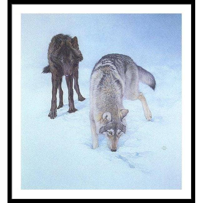 Tracking The Scent - Framed Print | Artwork by Glen Loates