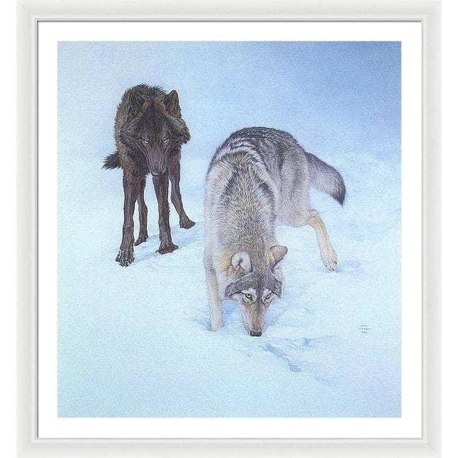 Tracking The Scent - Framed Print | Artwork by Glen Loates