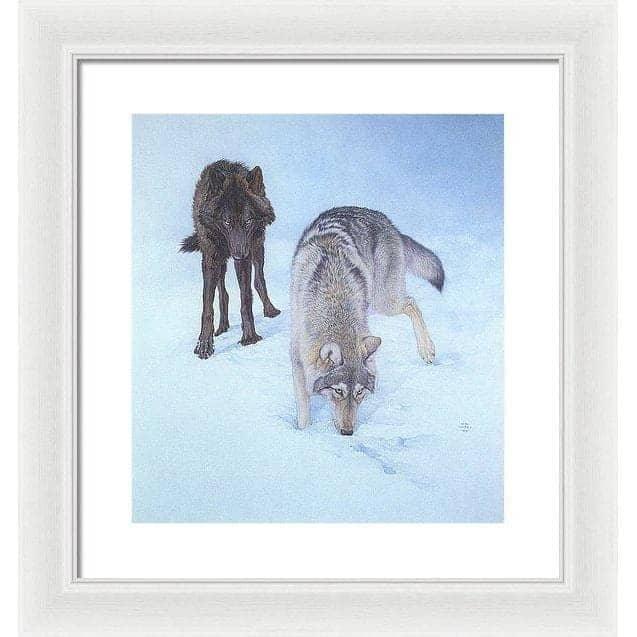 Tracking The Scent - Framed Print | Artwork by Glen Loates