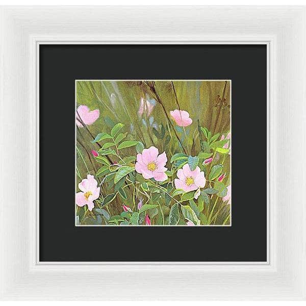 Wild Roses - Framed Print | Artwork by Glen Loates
