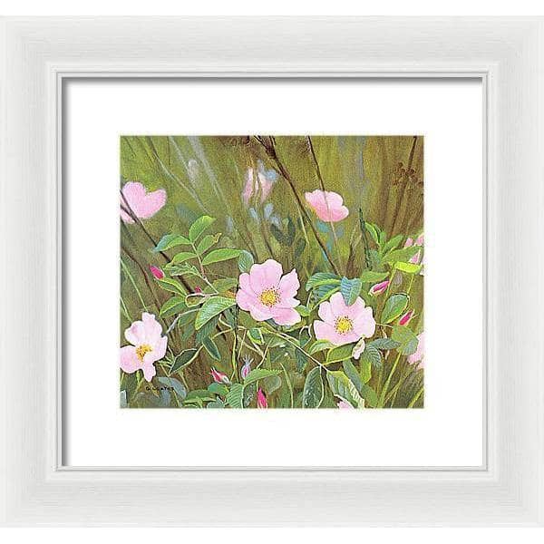 Wild Roses - Framed Print | Artwork by Glen Loates
