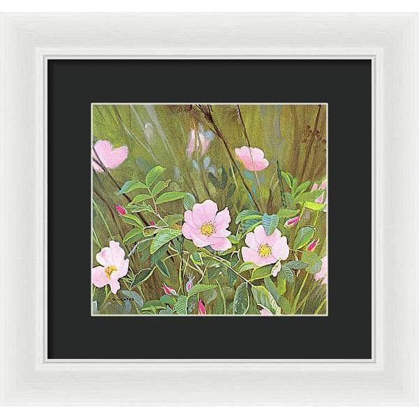 Wild Roses - Framed Print | Artwork by Glen Loates