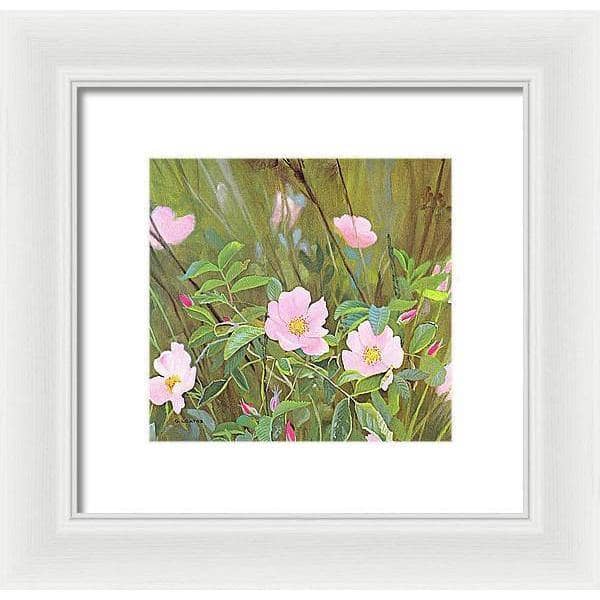 Wild Roses - Framed Print | Artwork by Glen Loates