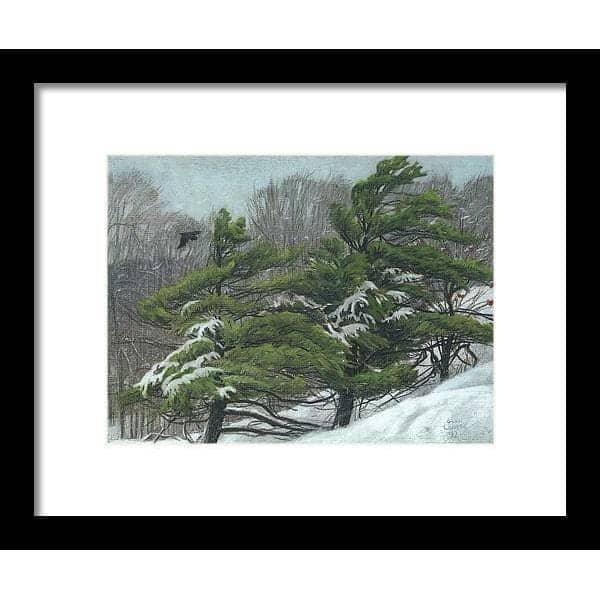 Winter Storm - Framed Print | Artwork by Glen Loates