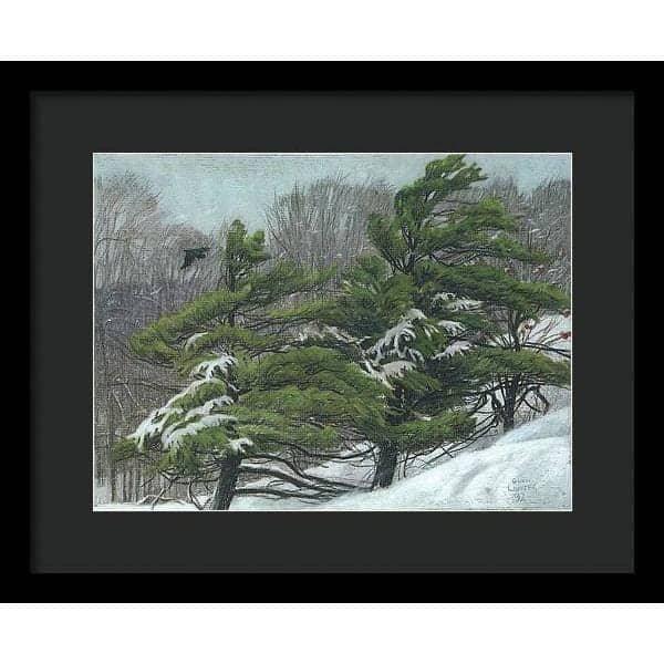 Winter Storm - Framed Print | Artwork by Glen Loates