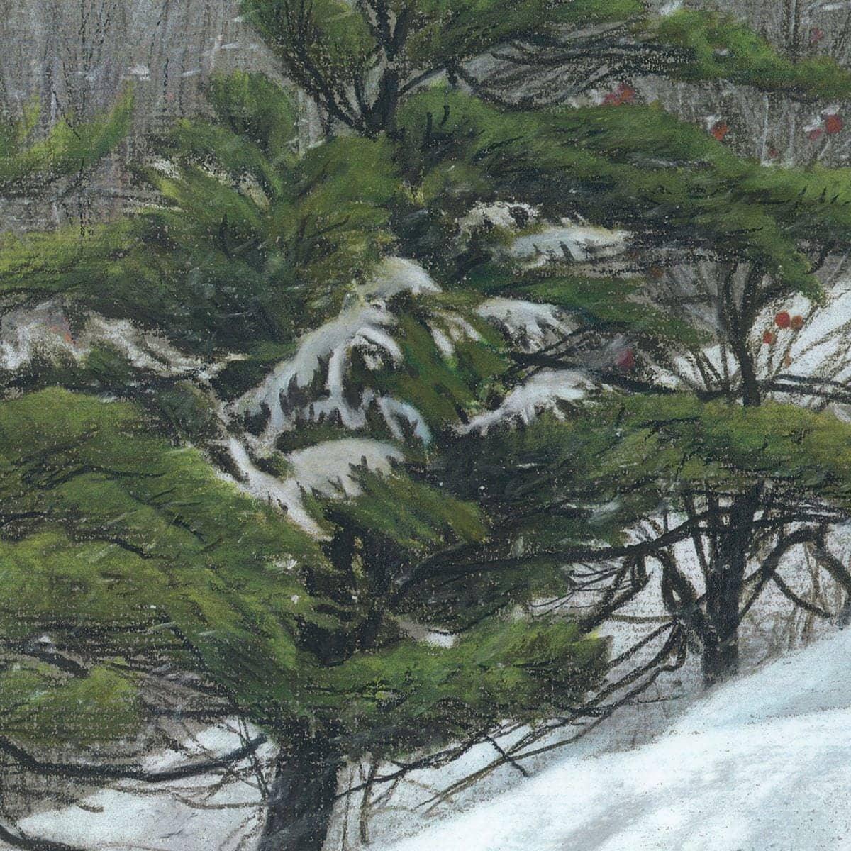 Winter Storm - Framed Print | Artwork by Glen Loates